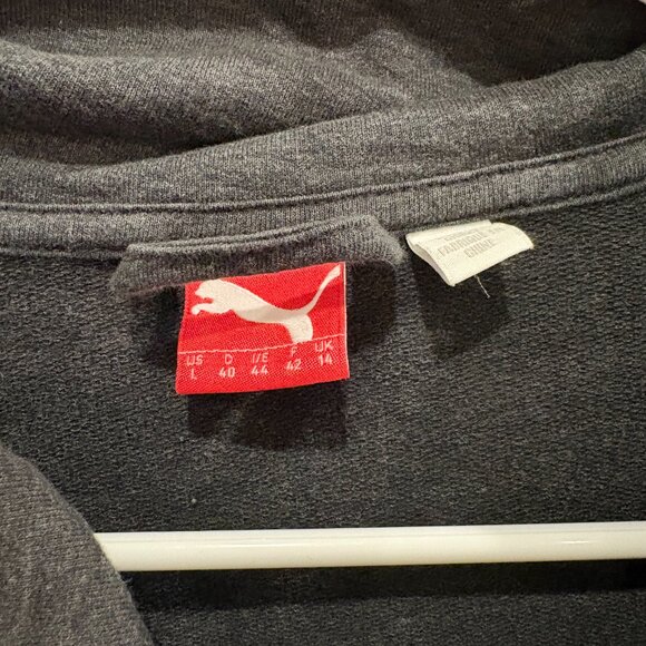 Puma Women's Black Mock Neck Sweater Long Sleeve Pullover Size Large - Great Con - Picture 10 of 10